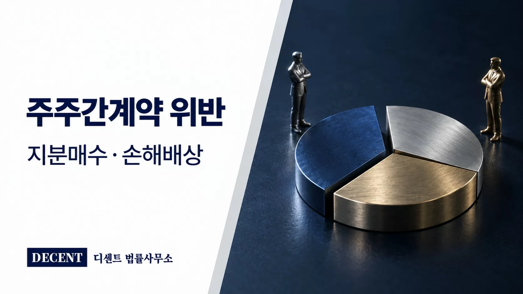 주주간계약 위반과 지분매수·손해배상 — 분리된 회사 지분 조각과 서로 마주한 주주 모형